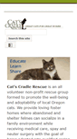 Mobile Screenshot of catscradlerescue.com